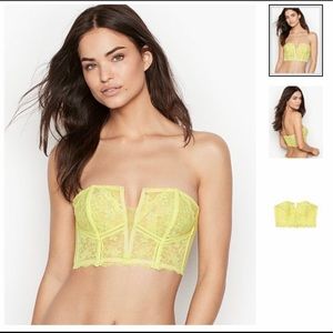 Victoria secret lace plunge bustier